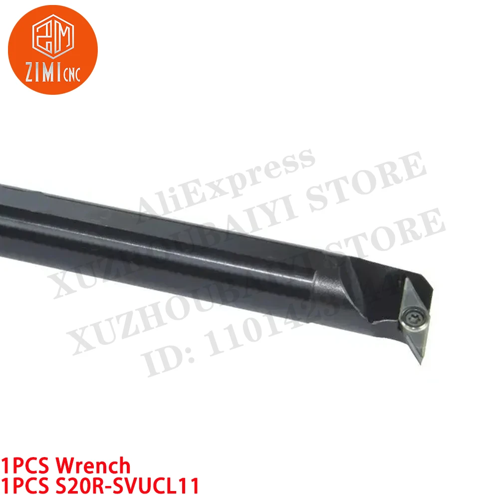 1PC S20R-SVUCL11 S20R CNC Lathe Internal Turning Tool Holder Boring Bar For VCGT11 Carbide Insert metal mechanical cutting tool