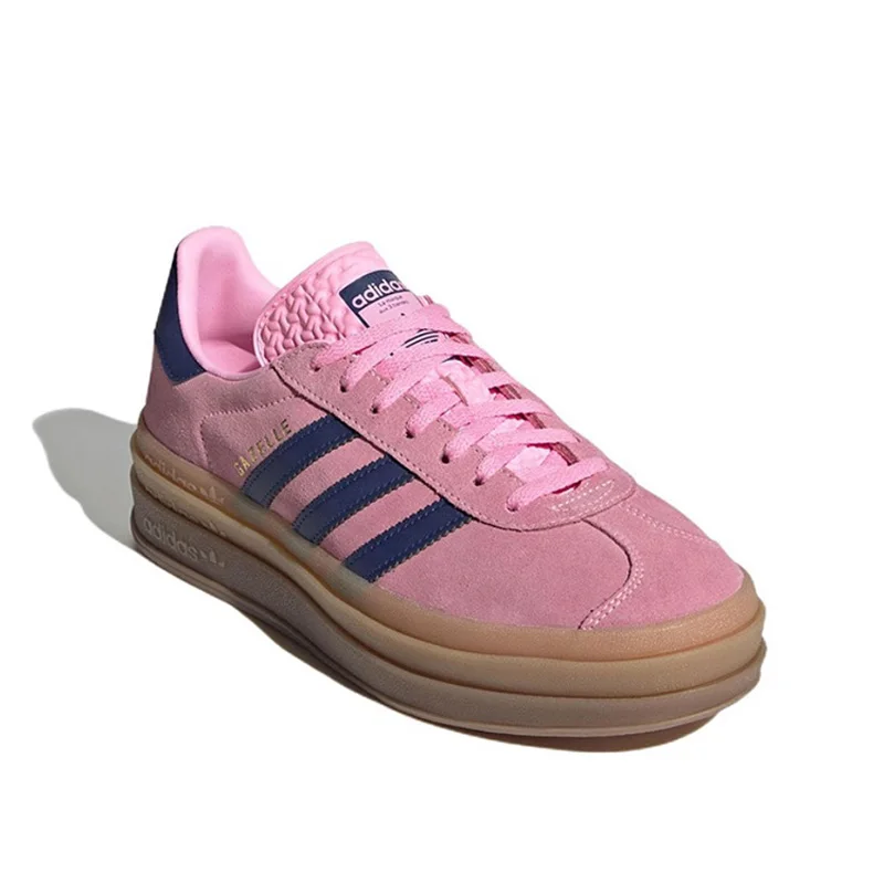 Adidas Originals Gazelle Bold Heighten Pink Skateboarding Shoes for Women Females