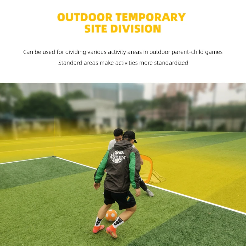 الإعداد السريع المدافع حارس المرمى معدات التدريب خط الملعب الحدود علامة خط الملعب نقطة علامة تدريب كرة القدم