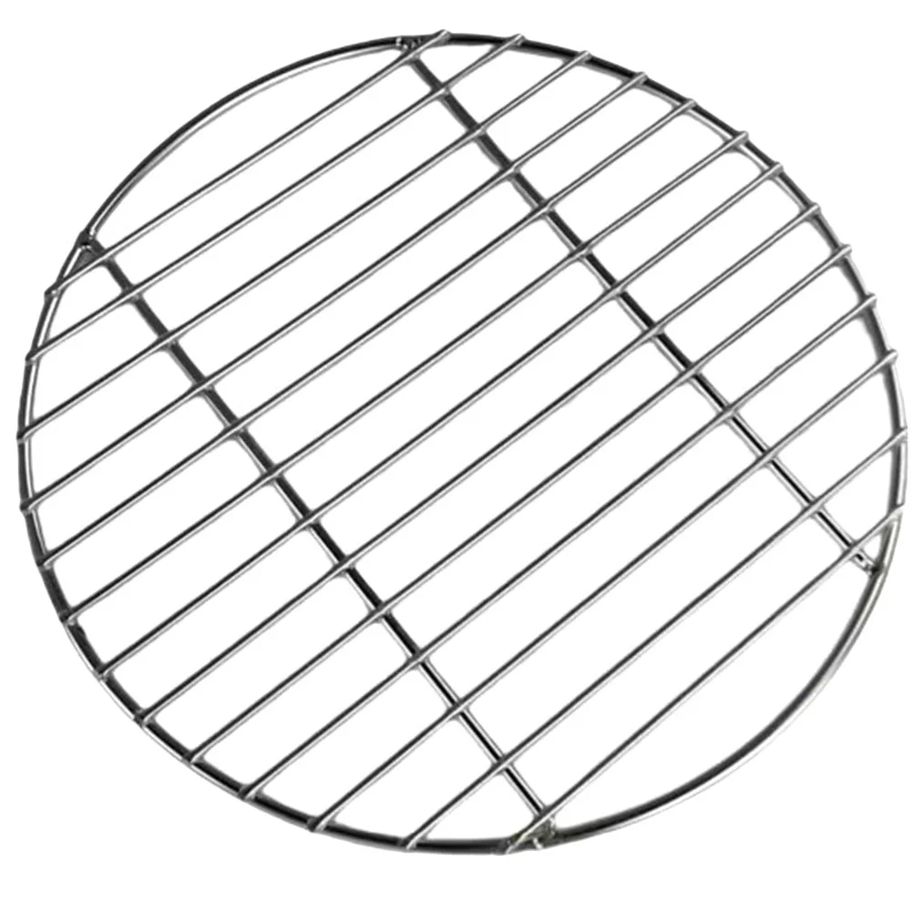 

BBQ Net Round Barbecue Grill Rack Wire Mesh Stainless Steel Pad for Mat Camping