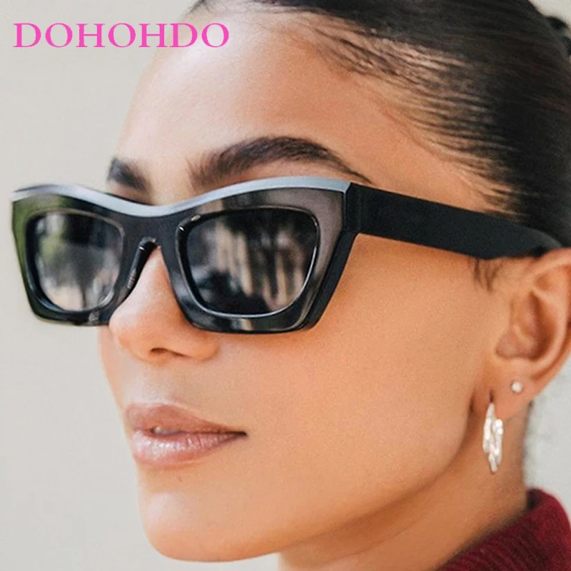 

Trendy Big Frame Cat Eye Sunglasses For Men Fashion Luxury Brand Designer Women Outdoor Travel Driving Eyeglasses Female UV400