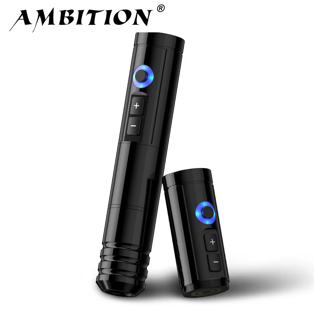 Ambition NINJA RS Portable Wireless Tattoo Machine Pen 3.5mm Stroke Battery Capacity 800mah Permanent Makeup Universal Needles