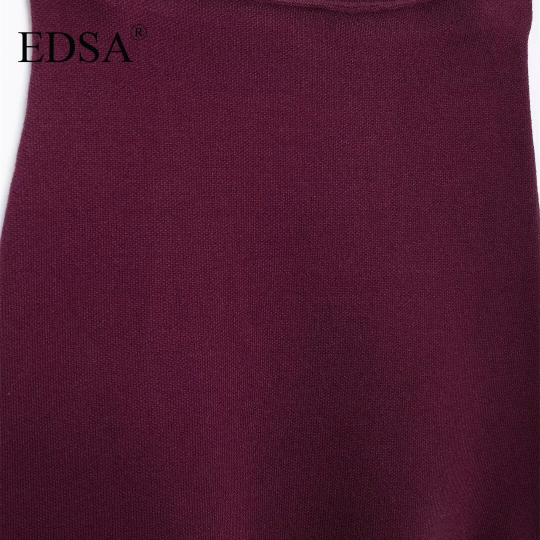 EDSA ผู้หญิงกระโปรงมินิกระโปรงเอวสูง A-Line ตรงกระโปรงสั้นสําหรับลําลองหญิง Streetwear