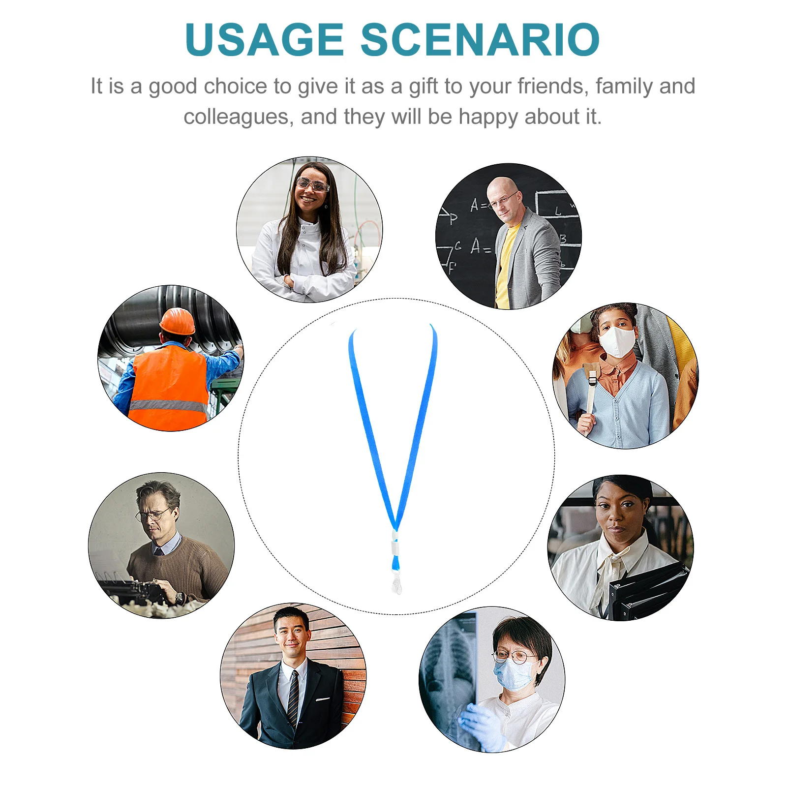 

50 шт. удобные ремешки для удостоверений личности рабочие значки студенческая медсестра именные бирки подвесные ремни