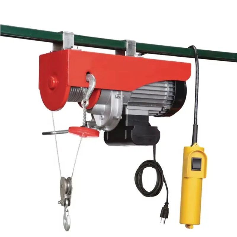 PA1000A 500/1000kg Electric Wire Rope Cable Hoist China Manufacturer Electric Hoist 800kg