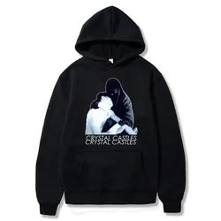 Sport Hip Hop Sweatshirts Crystal Castles Printed Hoodies Long Sleeve Pullover Loose Casual Streetwear for Men and Women Hoodie