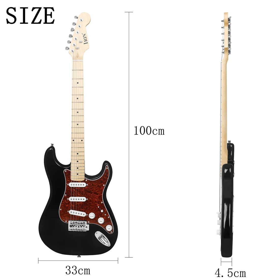 IRIN 39 Inch 6 String Electric Guitar 22 Frets Basswood Body Maple Neck Electric Guitarra With Bag Amp Capo Parts & Accessories