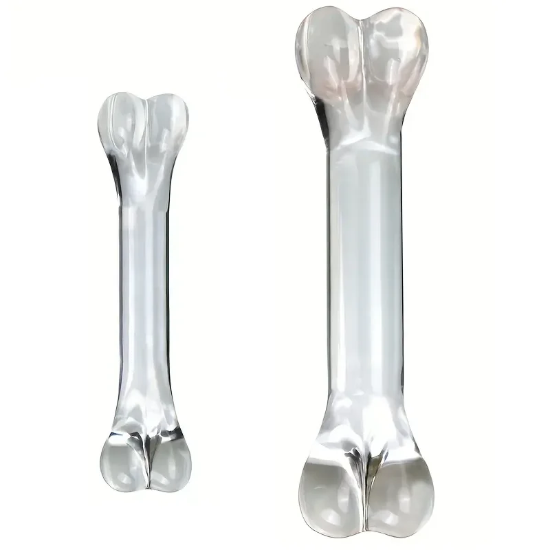 Doppelkopf Glas dildo gefälschte Penis Kristall Anal Perlen Butt Plug Prostata Massage gerät g Punkt weibliche Masturbation Anus Sexspielzeug 18