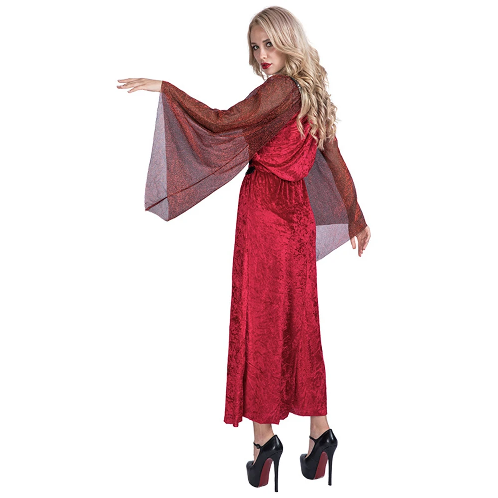 Women's Vampire Stage Performance Role-playing Costume Halloween Purim Carnival Party Makeup Ball Cosplay Outfits Fancy Dress-up