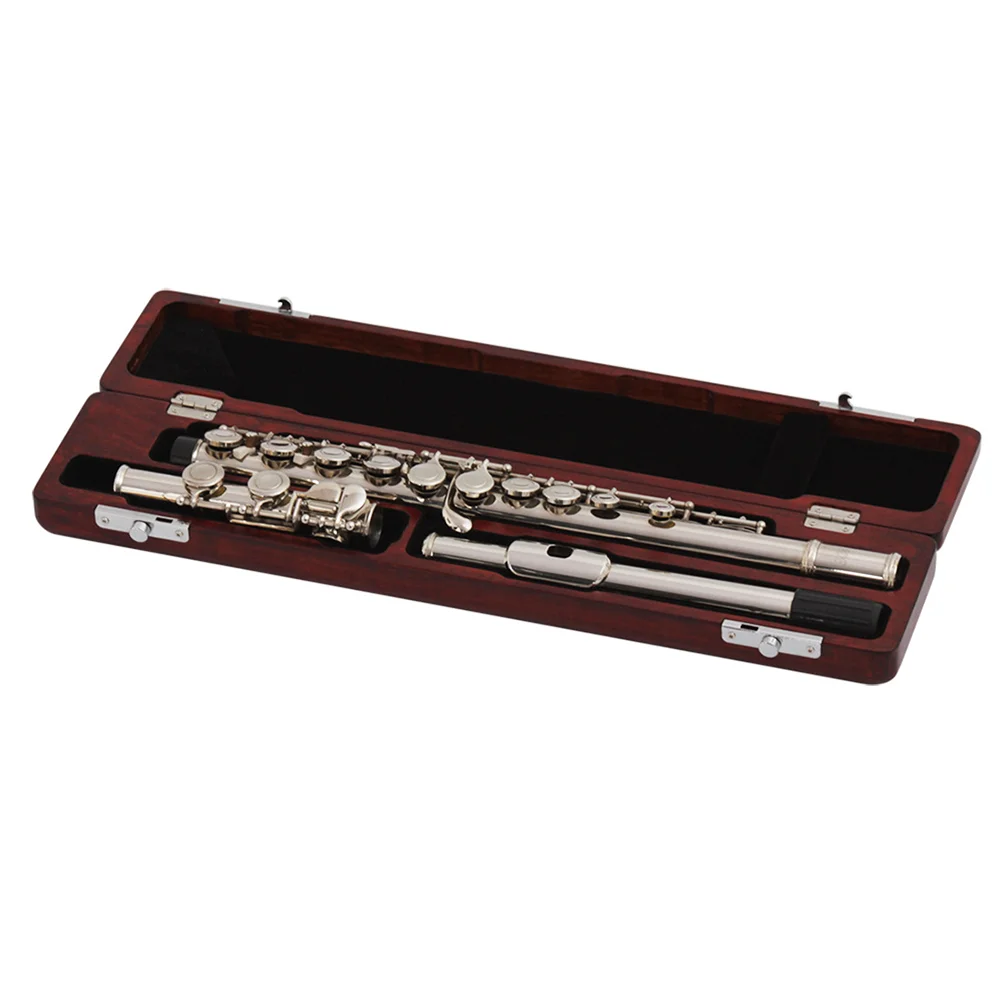 

16 Hole Flute Box Rosewood Flute Case Instrument Gift for Music Lover