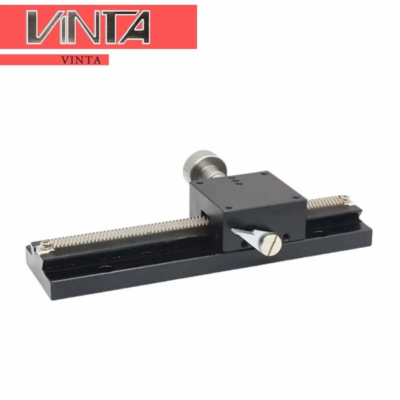 LWX25 X Axis Manual Displacement Platform Long Range Dovetail Trimming Slide Dovetail Slide Table Sliding Stage