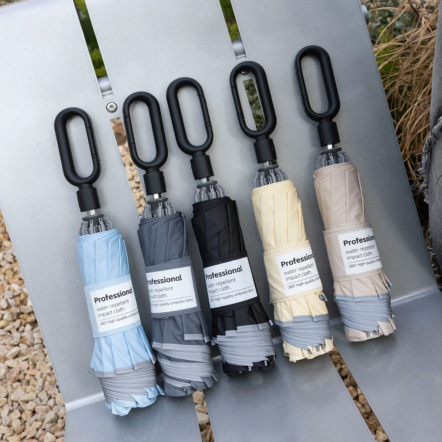 

Bpb Automatic Thickened Windproof Umbrella with Ring Buckle for Schooling Sunny And Rainy Days Double Layered Student Use