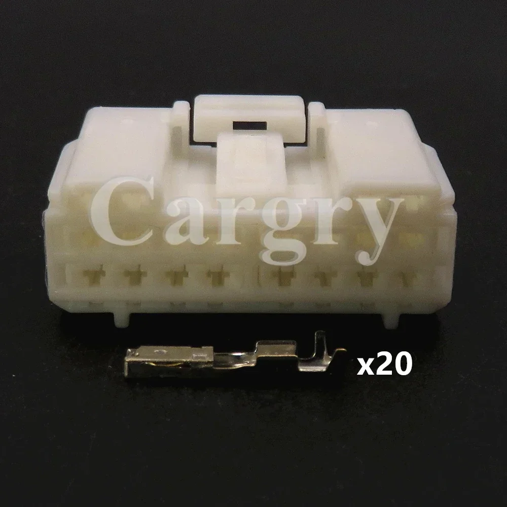 

1 Set 20P AC Assembly Automobile Replacement Connector 6098-7360 White Miniature Car Socket Auto Low Current Cable Adapter