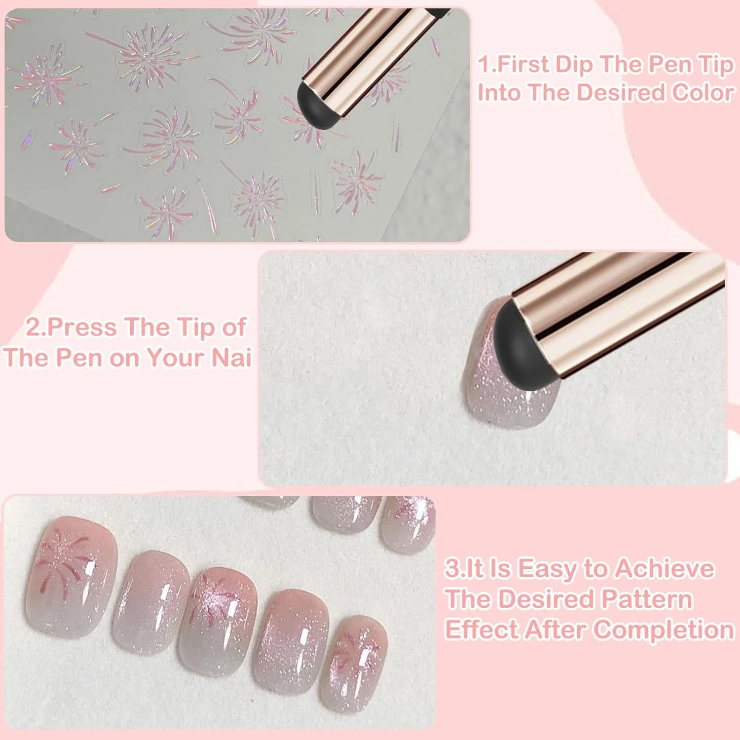 Mélange de couleurs sans tracas ust pour créer des effets dégradés étonnants. Prêt à transformer les têtes avec votre nail ar DIY impeccable