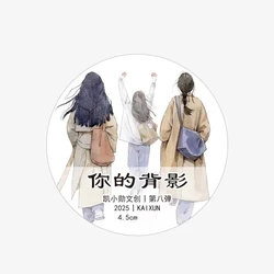 KaiXiaoXun Studio Vintage Your Silhouette Girl Washi PET Tape for Card Making DIY Scrapbooking Plan Decorative Sticker