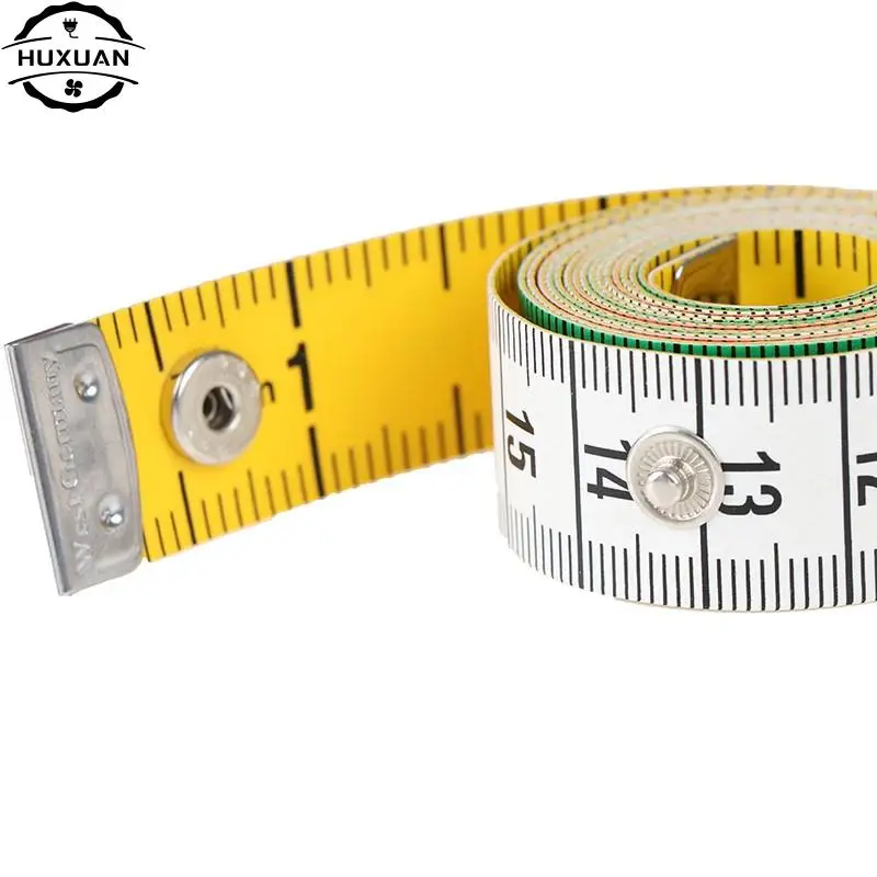1PC Body Measuring Ruler Sewing Tailor Tape Measure Mini Soft Flat Ruler Centimeter Meter Sewing Measuring Tape 60in 1.5m