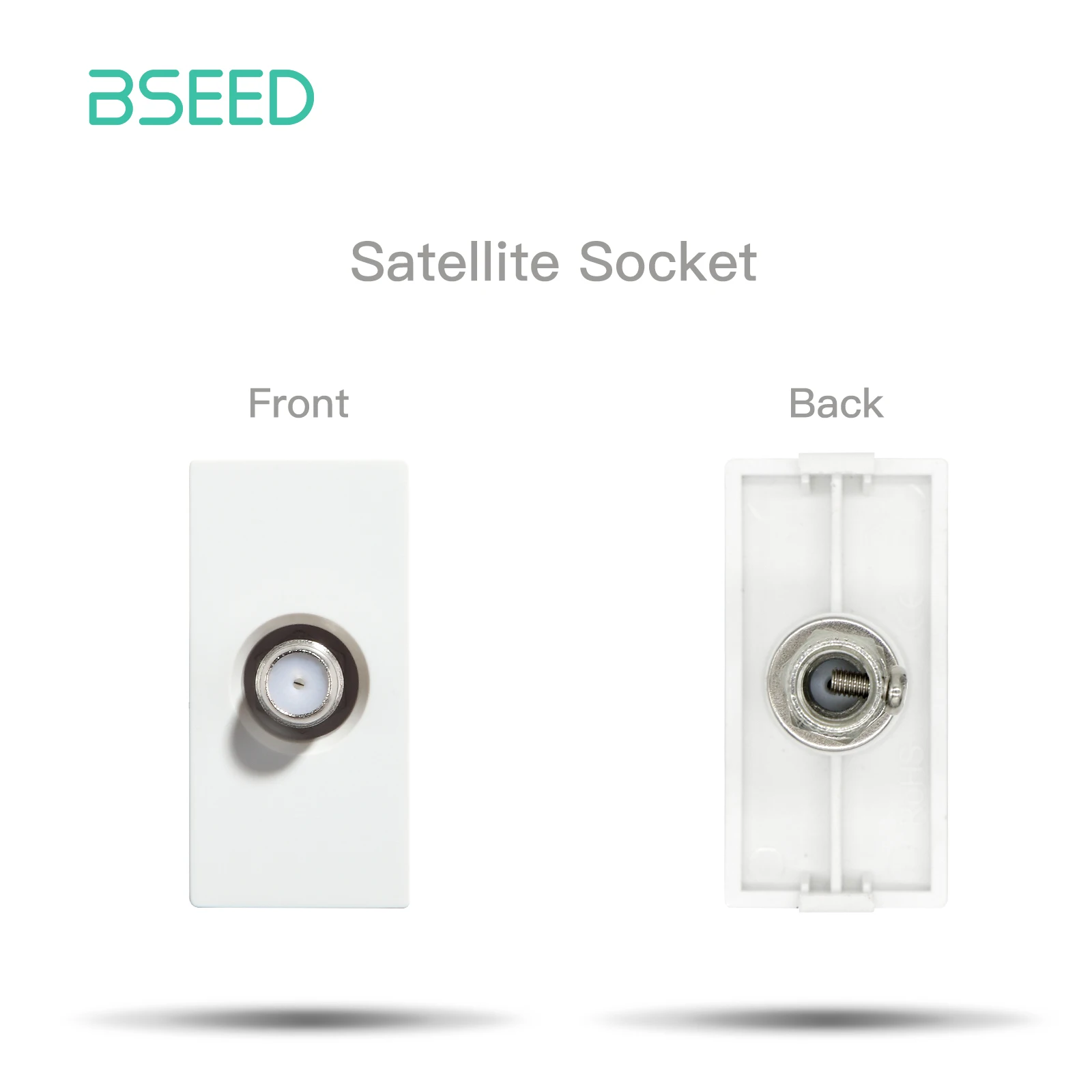 BSEED Muur Internet Cat5 Socket Plastic Frame Onderdelen USB Charge Port TV Satelliet Interface Functie DIY Combinatie - afbeelding 1