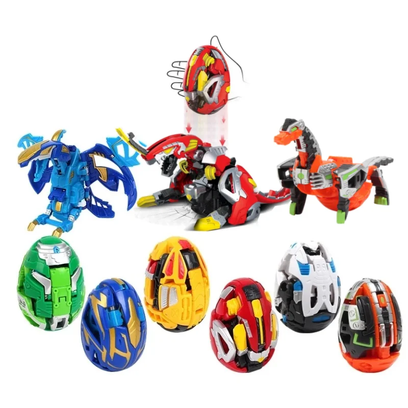 Juguetes Creativos de Anime, Huevos de Dinosaurio Deformables, Juguetes de Transformación Automática, Robot Carbot, Huevos de Tiranosaurio y Pterodáctilo, Regalos