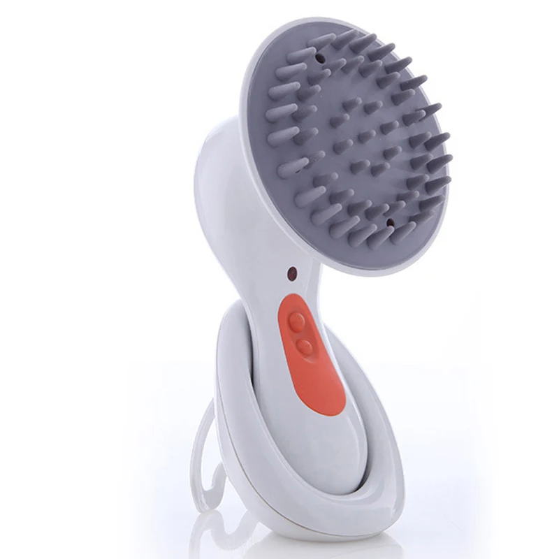 Waterproofing Head Massager Handheld Electric Scalp Mini Head Massager Vibrating Hair Brush Tens Machine