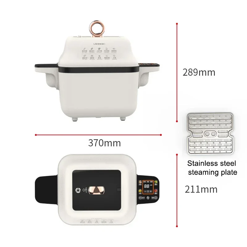 آلة قلي التقليب الأوتوماتيكية بالكامل ، روبوت المطبخ المنزلي ، بدون إشراف مطلوب ، قلاب دوار ، ذكي