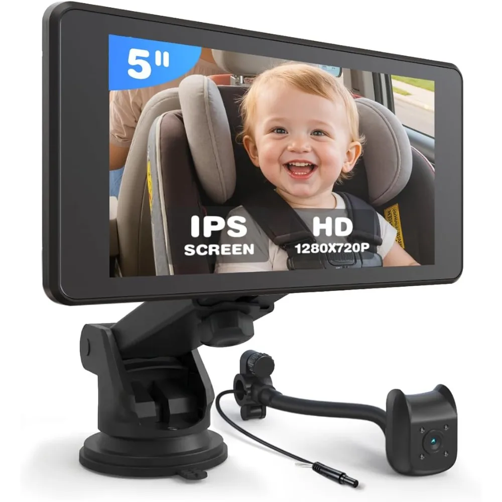 baby-car-camera-monitor-5-1080p-ips-suction-cup-screen-360°-rotation-night-vision-wide-angle-camera-for-facing-carseat