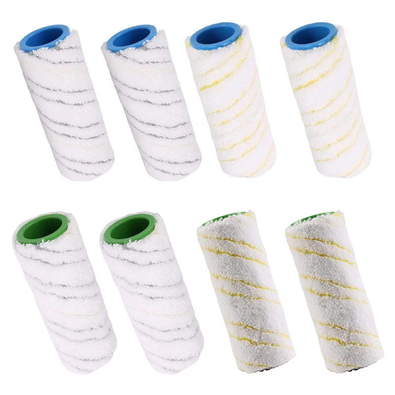 

B06B-8 Piece Set Of Rollers For Karcher FC7 FC5 FC3 FC3D Electric Floor Cleaner 2.055-007.0 / 2.055-006.0