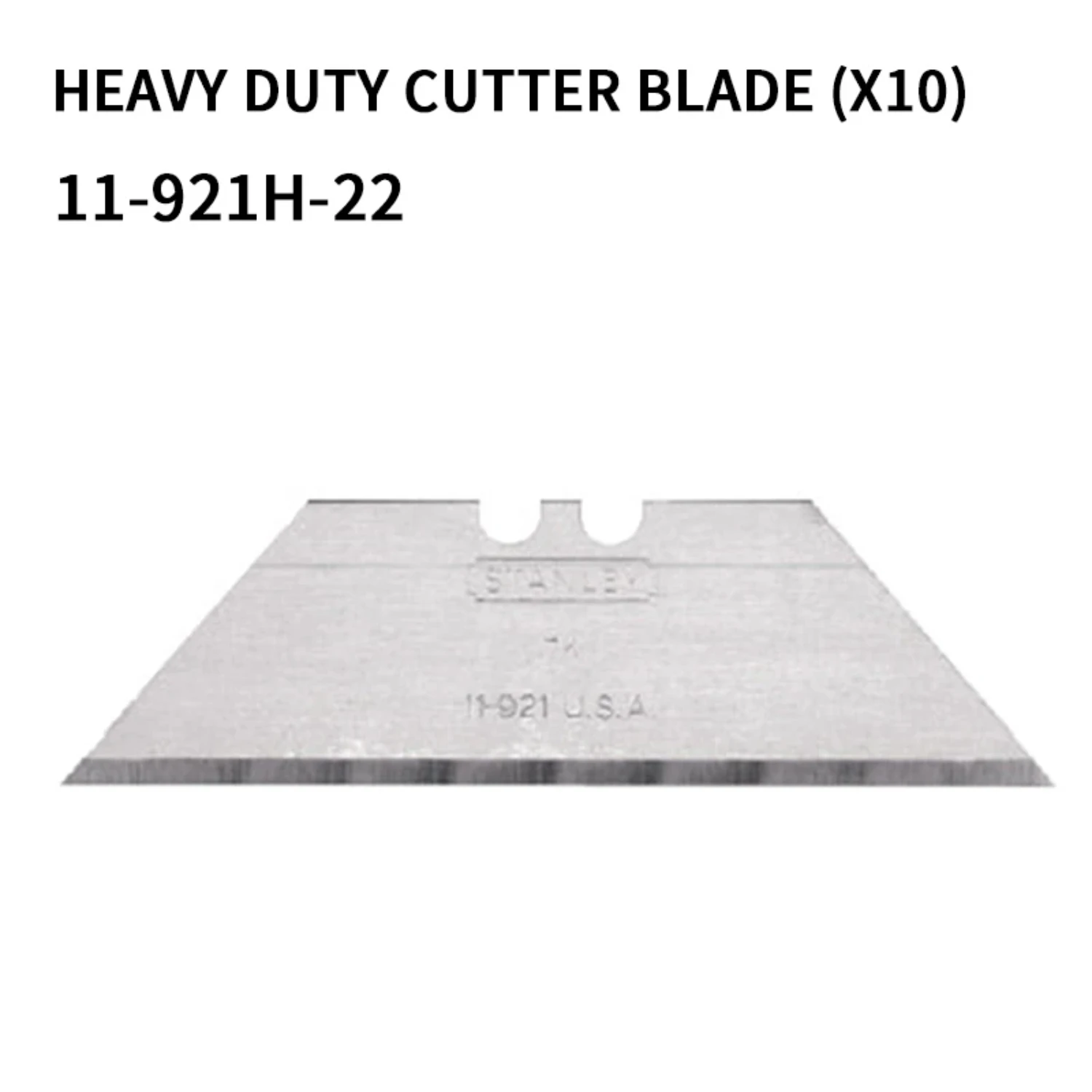 Premium Quality Heavy Duty Set of 10 Extra Durable Stainless Steel Replacement Cutter Blades for 11-921H-22 - Extended Use Blade