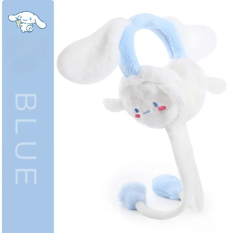 جديد سانريو كورومي بلدي ميلودي سينامورول تدفئة الأذن الإبداعية عالية الجودة آذان أنيمي نقل الكرتون الشتاء طالب الاحترار أداة #4