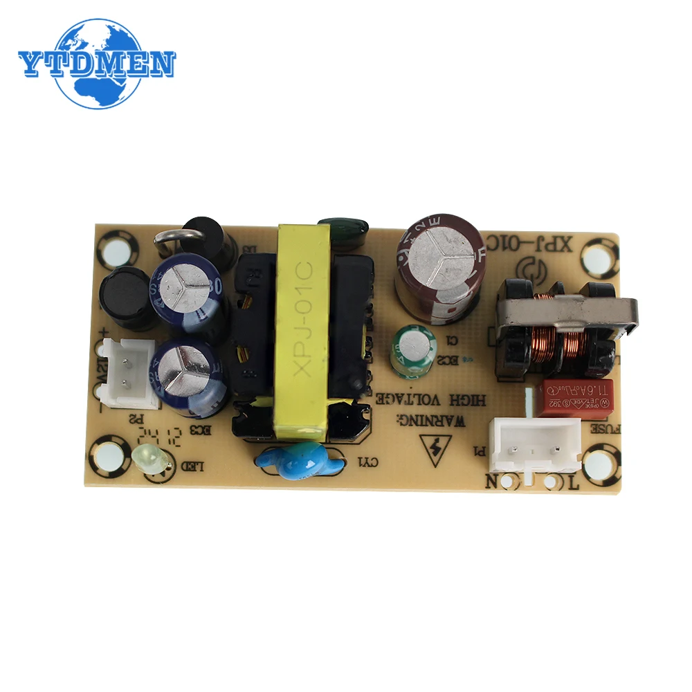 AC-DC 12V 1.5A 5V 2A Switching Power Supply Module Bare Circuit 100-240V To 12V 5V Board Regulator for Replace/Repair
