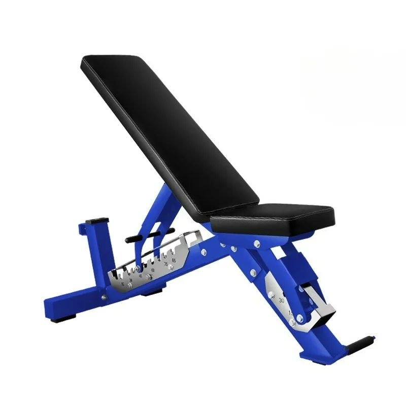 

Multi-functional Adjustable Dumbbell Bench for Home or Commercial Use; Folds Upright for Storage Space-saving Design