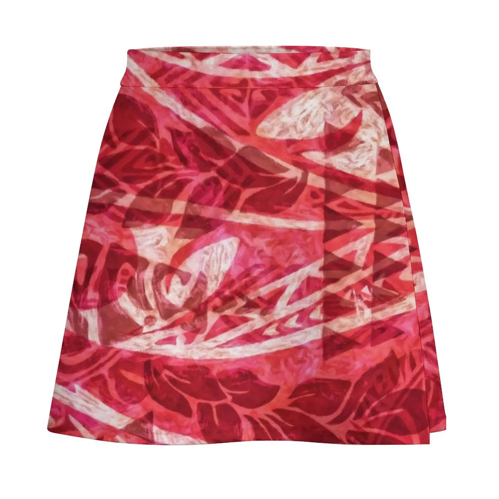Hawaiian TAPA Dress Print Mini Skirt korean style clothes Skort for women fairy grunge Mini Skirt