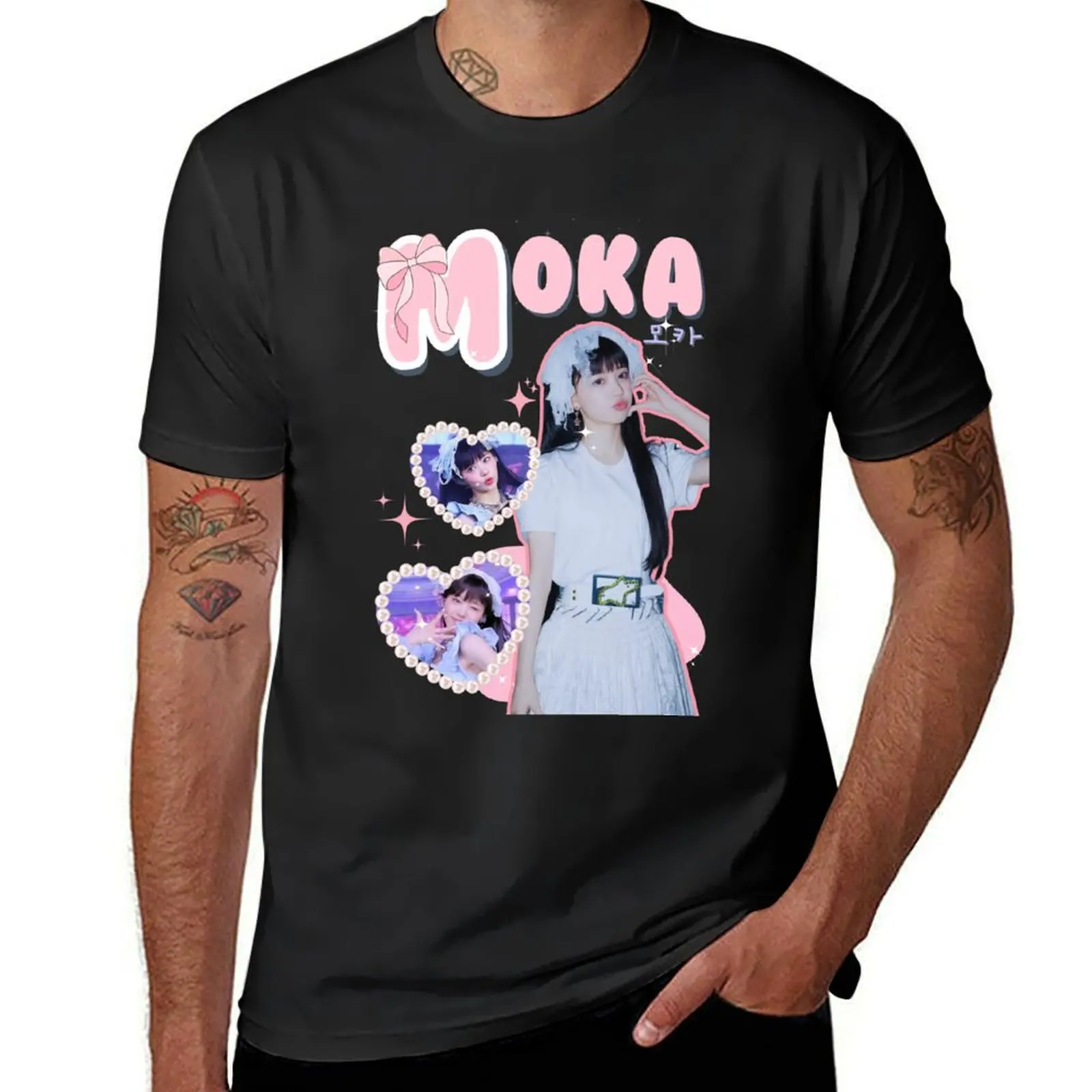 

illit (KPOP) T-Shirt designer shirts quick-drying korean fashion cotton t shirt men