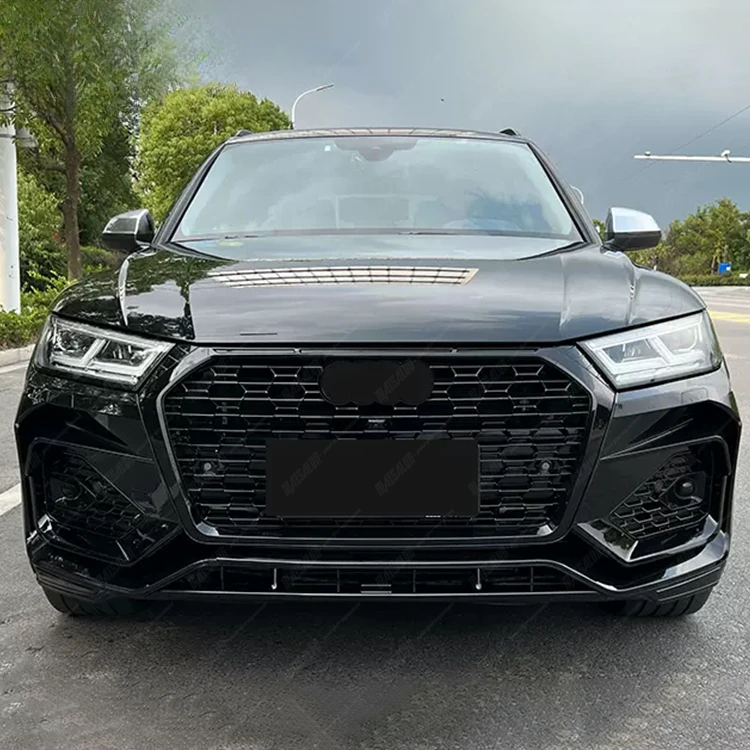 PP Front Bumper for Q5 Upgrade To RSQ5 Style Body Kit with Front Bumper Grill Front Lip Car Bumper