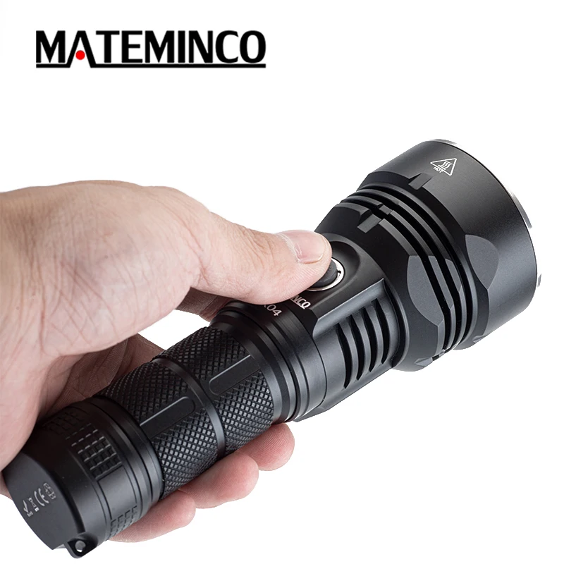 Mateminco Super Bright 13000 Lumens Flashlight,4x 20W XHP50.2 LED,USB C Rechargeable,Stepless Dimming,High Powerful LED Torch