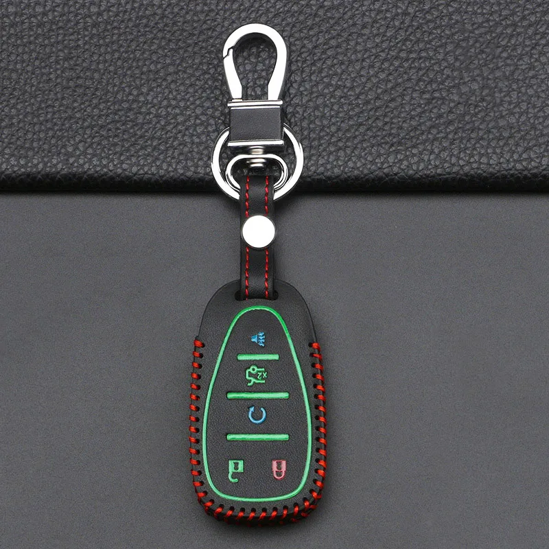 

For 2017 Chevy Traverse Cruze 2018 Chevrolet Equinox Malibu 5 Buttons 2019 Silverado High Quality Luminous Key Cover Case