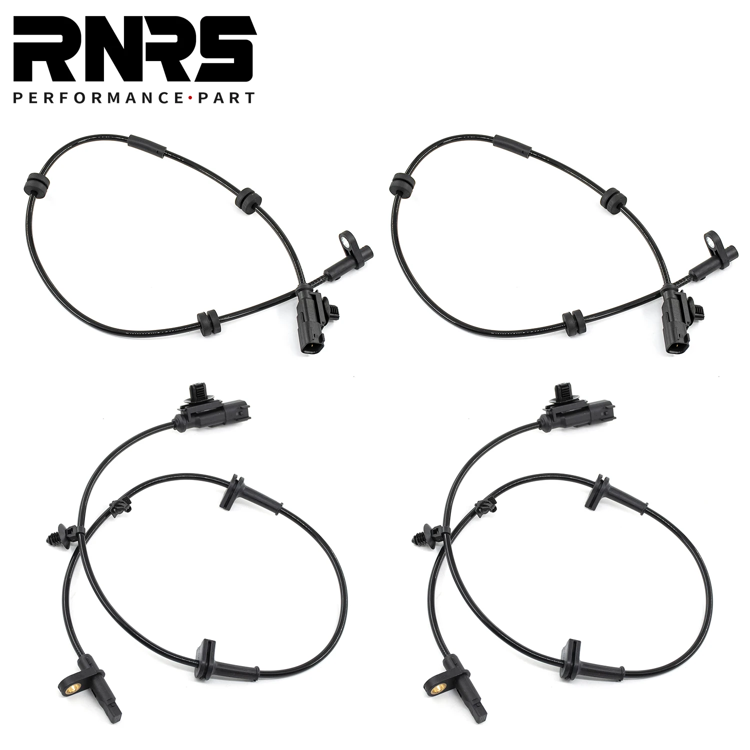 

4 шт. передних и задних датчиков скорости колеса ABS для Ford Fiesta 1.6L 2012-2013, номера деталей BE8Z2C204B; BE8Z2C190A