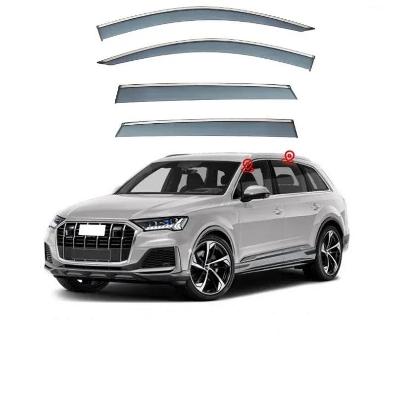 

Window Visor Awnings & Shelters Side Window Deflector For Audi Q7 2006 2007 2008 2009 2010 2011 2012 2013 2014 2015 2016 - 2024