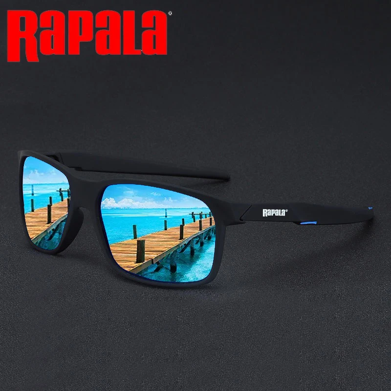 Rapala Polarized Fishing Sunglasses With Glasses Chain For Men Women Driving Hiking Sun Glasses Fishing Anti-glare UV400 Eyewear