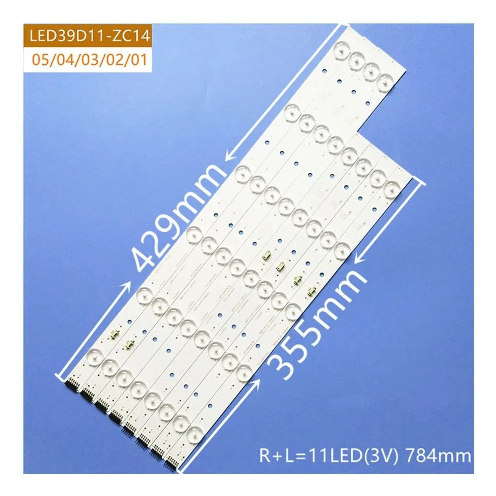 

Лента светодиодной подсветки для LT-39M640 LE39PUV3 39DU3000 MTV-4029LTA2 LED39D11-ZC14-01 LED39D11-ZC14-02 LED39D11-ZC14-03 V390HJ-P02