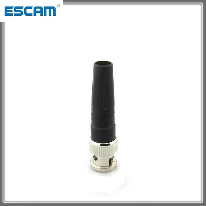 

BNC06 RG59 BNC male Plug pin Solderless Straight Angle video adapter bnc Connector For CCTV Camera ESCAM Safety Converter