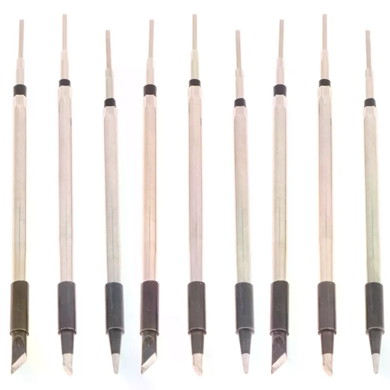 Special Ceramic Heating Core Soldering Iron Tip Blade Tip Horseshoe Tip Round Pointed Stainless Steel Soldering Iron Tool
