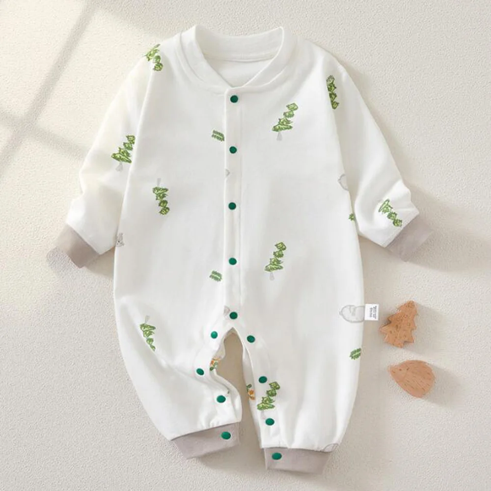 

Long Sleeve Baby Girl Romper Cotton Spring Autumn Newborn Clothes 1st Birthday Infant Bodysuits