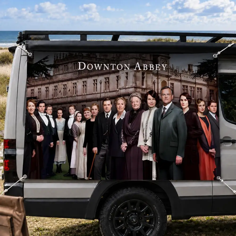 Downton Abbey British Period Drama Flags Decorative Banners Suitable For Outdoor Camping Family Parties And Garden Walls Gift