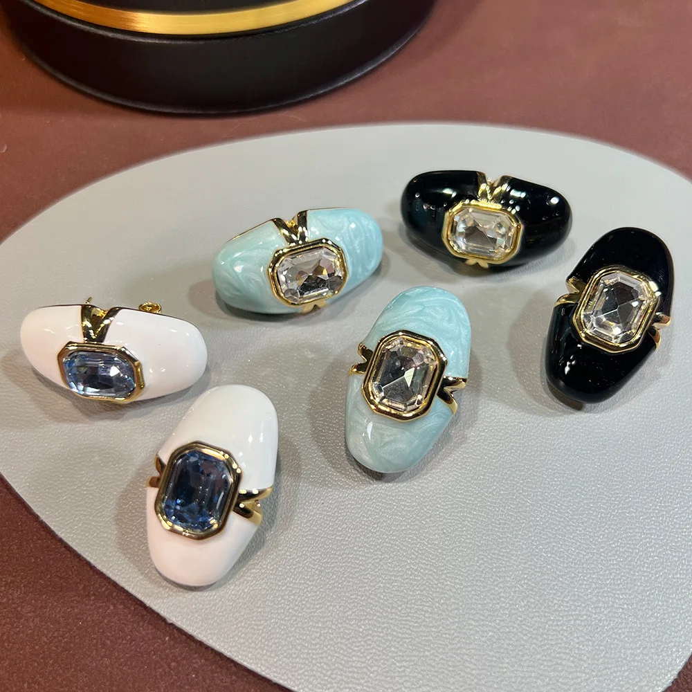 French new Doudou diamond-set fashion, versatile plated real gold S925 niche design sense exquisite senior stud earrings women