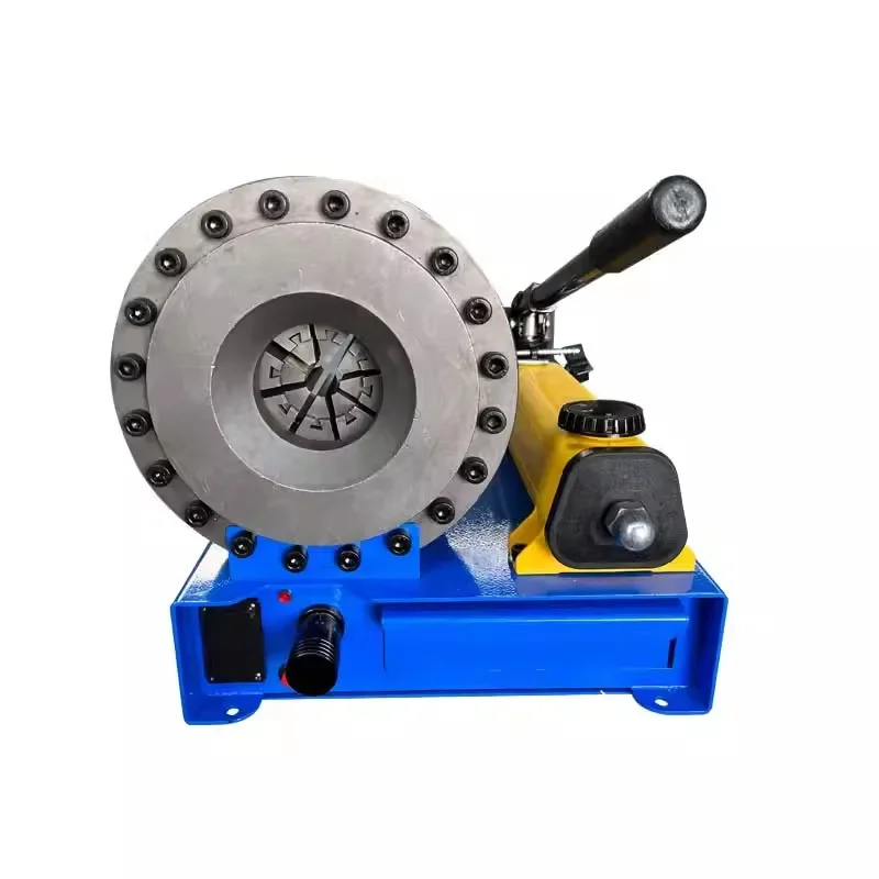 Manual tube shrinking machine Hydraulic small portable explosion-proof tube Brake tube pressing machine Pinch press machine