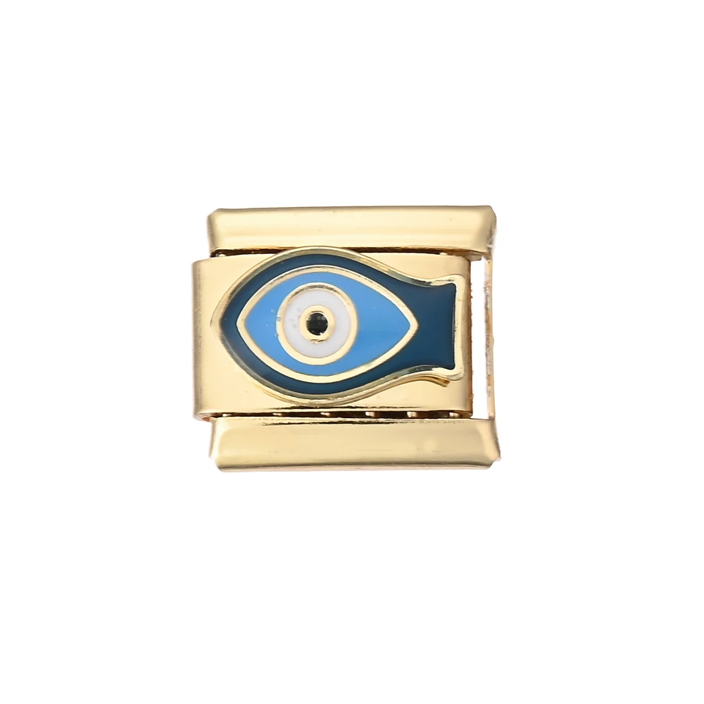 Evil Eye Stitching Bracelet Module for DIY Jewelry Making