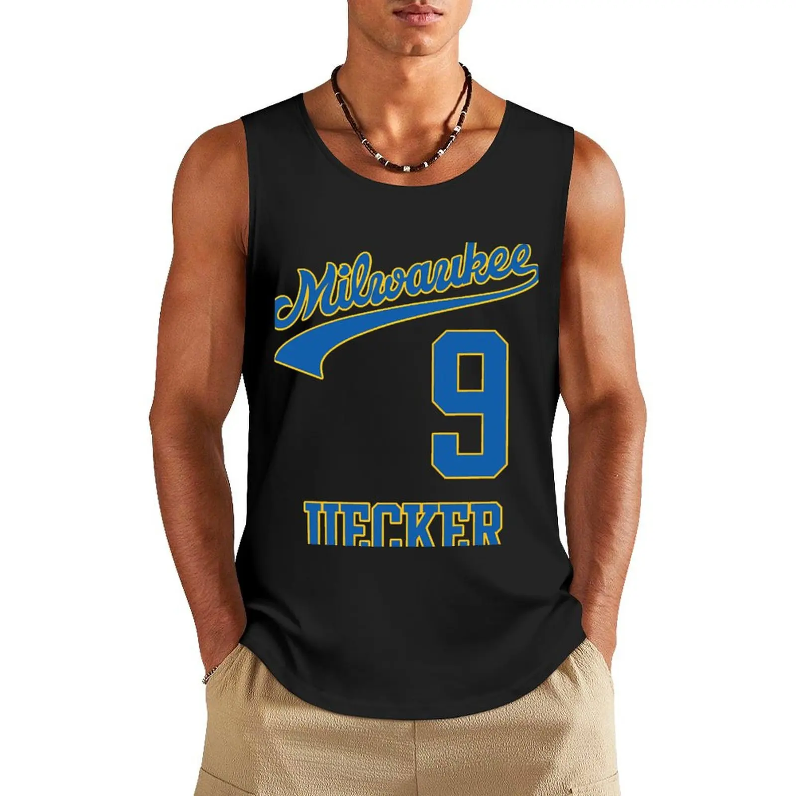 Retro Bob Uecker Baseball Jersey Tribute Classic Tank Top T-shirt Men's gym bodybuilding for men t-shirt gym man men clothes