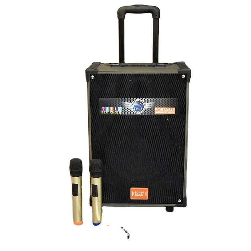 

New 12 Inch Home Theatre System Karaoke Bluetooth Speaker LT-910/912 Subwoofer Sound Box With LED Light 10 Inch Trolley Speaker