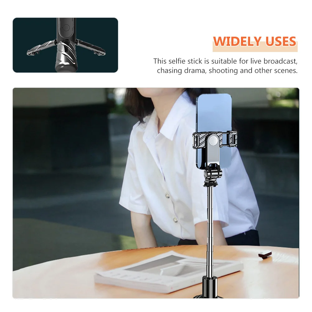 

Selfie Stick Tripod with Wireless -Degree Adjustable Anti-Shake Portable for Live Broadcast Online Learning