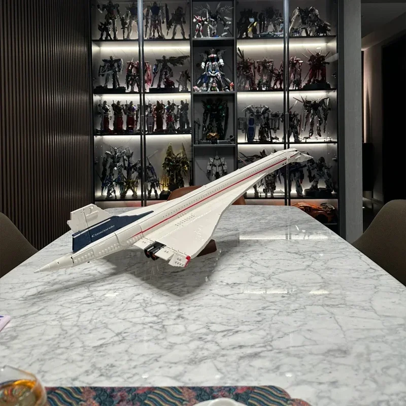 2025 طقم بناء ايرباص كونكورد طائرة أسرع من الصوت مكوك الفضاء 10318 نموذج لعبة تعليمية هدايا عيد الميلاد وعيد الميلاد #5